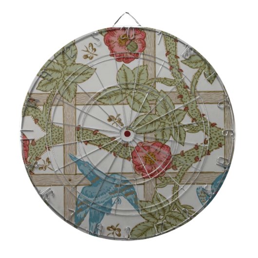 Cible De Fléchettes Papier peint en treillis de William Morris (Devant)