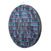 Cible De Fléchettes Papier peint fractal Techno (Devant droit)