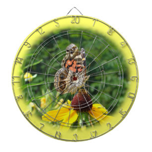 Cible De Fléchettes Papillon-dame américain - Vanessa virginiensis