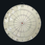 Cible De Fléchettes Papillons blancs<br><div class="desc">Des bouquets de papillons blancs sur un motif de champ doré.</div>