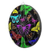 Cible De Fléchettes Papillons de couleur arc-en-ciel volant (Devant droit)