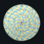 Cible De Fléchettes Pâque bleu rétro Pastel Warboard<br><div class="desc">Parfait coussin design dépoli à damiers aux couleurs pastel,  plein de grandes vibes. Chaussures modernes déformées en violet pastel,  violet,  lilas et jaune pastel. Ce joli design rétro psychédélique vous emmène au pays des merveilles. Chèques déformés aux couleurs pastel. Twirl et tourbillonner,  tours,  à damiers motif</div>