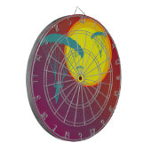 Cible De Fléchettes parachutisme rétro (Devant gauche)