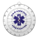 Cible De Fléchettes Paramedic du pompier (Devant)