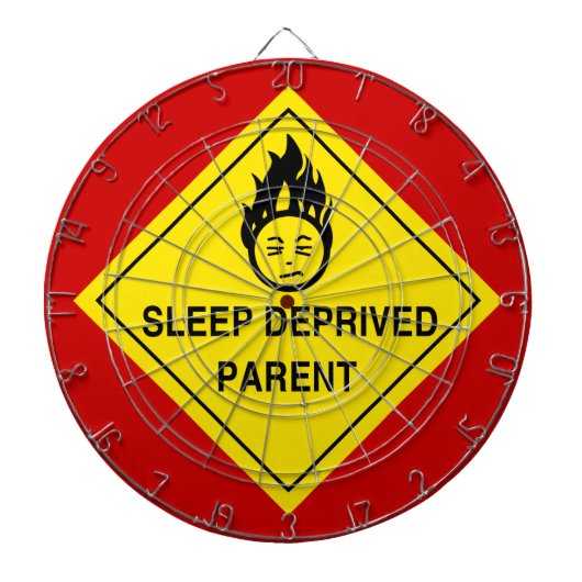 Cible De Fléchettes Parent privé du sommeil (Devant)
