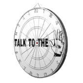 Cible De Fléchettes Parler À La Main (Devant droit)