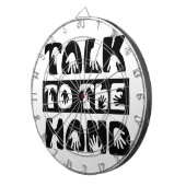 Cible De Fléchettes Parler À La Main (Devant droit)