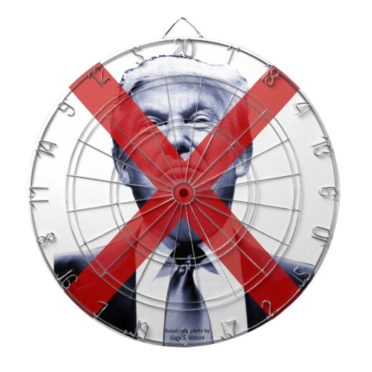 Cible De Fléchettes Pas de Trump (Devant)