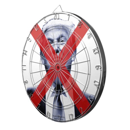 Cible De Fléchettes Pas de Trump (Devant droit)