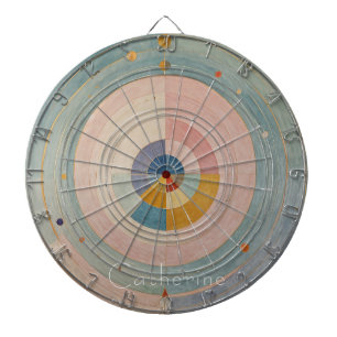 Cible De Fléchettes Pastel Prism : Arc-en-ciel Couleur Roues