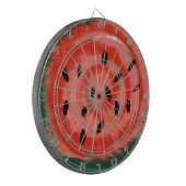 Cible De Fléchettes Pastèque Tourbillonnant d'été Abstraite (Devant gauche)