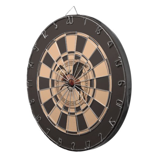 Cible De Fléchettes Patch Flying Moose Aviation (Devant droit)