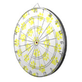 Cible De Fléchettes Patrouilles de Doodle, Paws de Chien, Paws Jaunes (Devant droit)