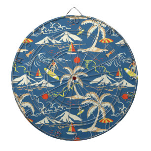 Cible De Fléchettes Patters tropicaux