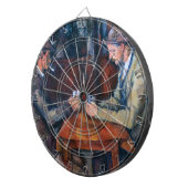 Cible De Fléchettes Paul Cezanne - Les Joueurs De Cartes (Devant droit)