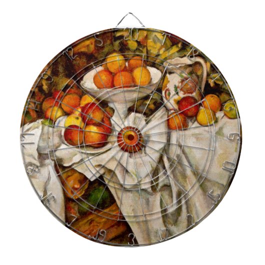 Cible De Fléchettes Paul Cezanne Pommes Oranges Impressionnisme (Devant)