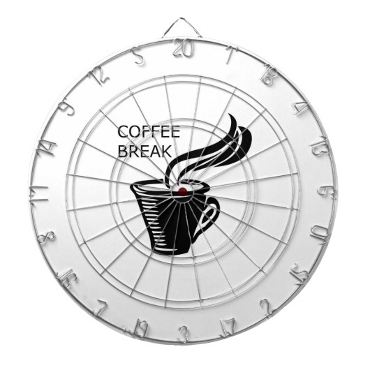 Cible De Fléchettes pause café (Devant)