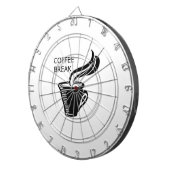 Cible De Fléchettes pause café (Devant droit)