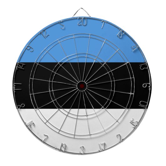 Cible De Fléchettes Pavillon Estonie (Devant)