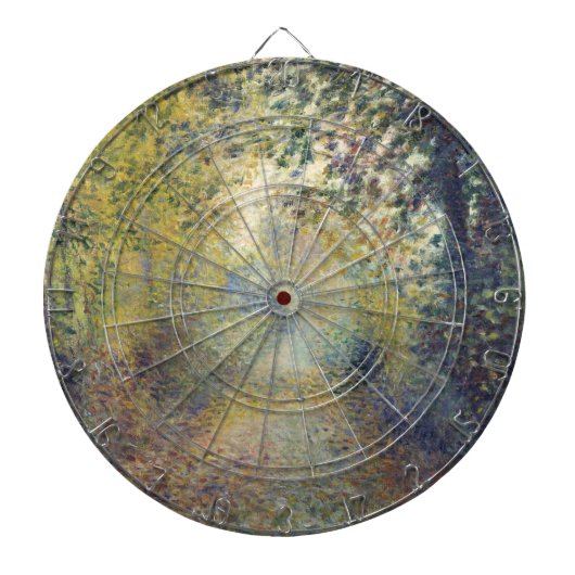 Cible De Fléchettes Paysage dans les bois (par Pierre-Auguste Renoir) (Devant)