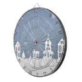 Cible De Fléchettes Paysage de l'église de Noël (Devant droit)