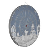 Cible De Fléchettes Paysage de l'église de Noël (Devant gauche)