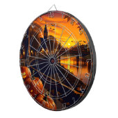 Cible De Fléchettes Paysage d'Halloween deux (Devant droit)