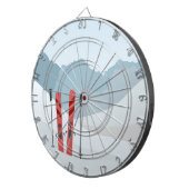 Cible De Fléchettes Paysage hivernal (Devant droit)