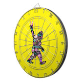 Cible De Fléchettes Peace Love Bigfoot Hippie Funny Bigfoot Lover (Devant droit)