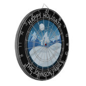 Cible De Fléchettes Peaceful Frosted Landscape Custom (Devant gauche)