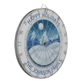 Cible De Fléchettes Peaceful Frosted Landscape Custom (Devant gauche)