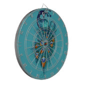 Cible De Fléchettes Peacock Feathers (Devant gauche)