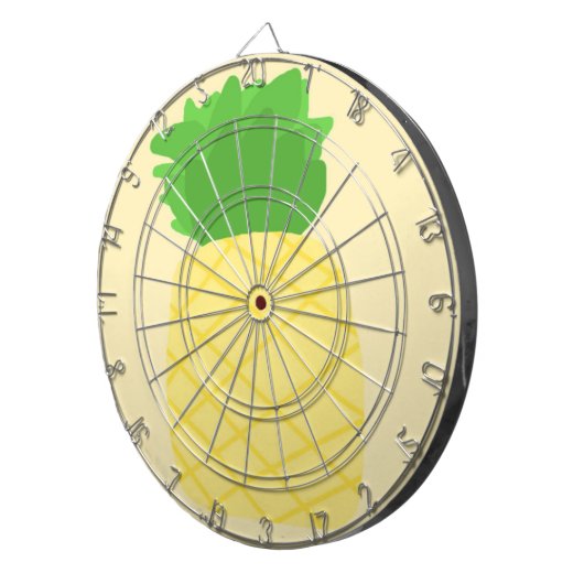 Cible De Fléchettes peinture à l'ananas (Devant droit)