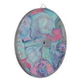 Cible De Fléchettes Peintures pastel Abstraites (Devant gauche)