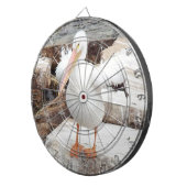 Cible De Fléchettes Pélican noir (Devant droit)