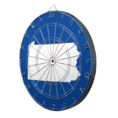Cible De Fléchettes Pennsylvanie Bleue et Blanche (Devant droit)