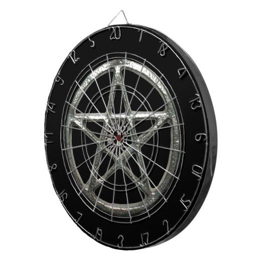 Cible de flechettes Pentacle Tree Of Life (Devant droit)