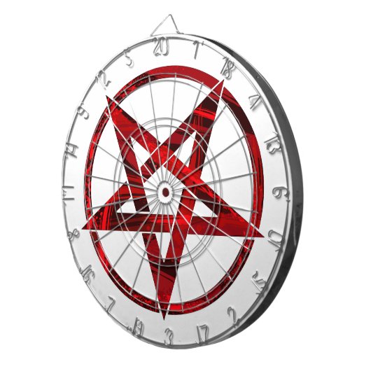 Cible De Fléchettes Pentagram Red Devil (Devant droit)