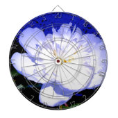 Cible De Fléchettes Peony blanc et violet (Devant)