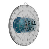 Cible De Fléchettes Perdre la compétence Gagner la chance Bowling bleu (Devant gauche)