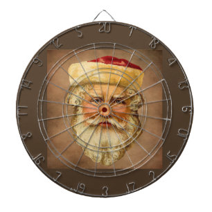 Cible De Fléchettes Père Noël Vintage