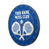 Cible De Fléchettes Personalized custom logo padel player dartboard (Devant droit)