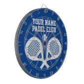 Cible De Fléchettes Personalized custom logo padel player dartboard (Devant gauche)