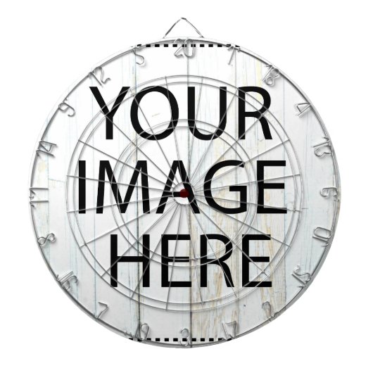 Cible De Fléchettes Personalized Custom Your Own Photo & Text Dart Boa (Devant)