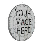 Cible De Fléchettes Personalized Custom Your Own Photo & Text Dart Boa (Devant gauche)