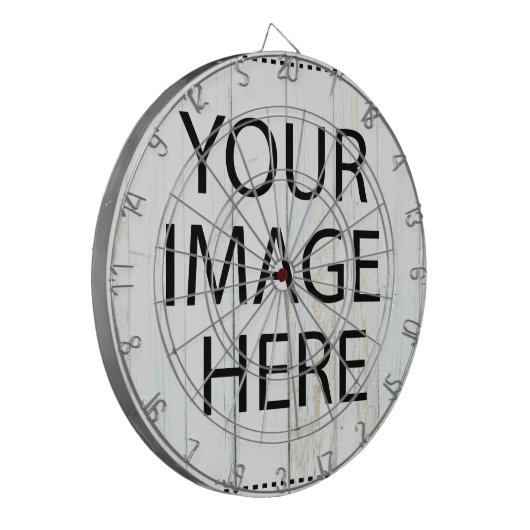 Cible De Fléchettes Personalized Custom Your Own Photo & Text Dart Boa (Devant gauche)
