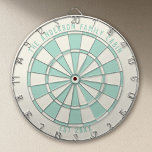 Cible De Fléchettes Personalized Family Name Custom Aqua Game Room<br><div class="desc">Bring a fresh, relaxed feel to your game room or cabin with this personalized aqua dartboard, customized with your family name and established year. The soft aqua and neutral tones give this classic dartboard design a lighter, coastal-inspired look that works beautifully in lake houses, beach homes, cabins, and modern game...</div>
