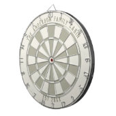 Cible De Fléchettes Personalized Family Name Custom Cabin Game Room (Devant droit)