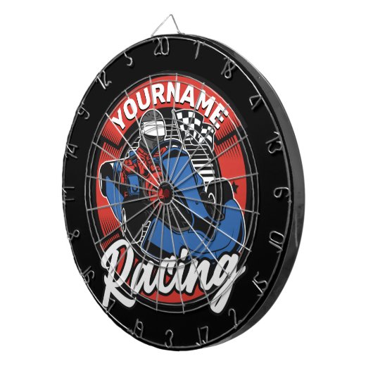 Cible De Fléchettes Personalized Go Kart (Devant droit)