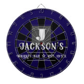 Cible De Fléchettes Personalized Man Cave Custom Bar Name (Devant)